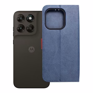 Atlokāmais maciņš Motorola G67 / G77 Split Book, tumši zils un sarkans