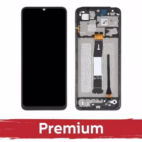 LCD Displejs Saderīgs ar Xiaomi Redmi 12C Melns ar Frame OEM