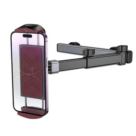 HOCO teleskopiskais automašīnas turētājs galvas balstam (4,5" - 13") H69 melns un sarkans