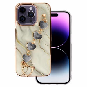 Moderns viedtālruņa apvalks Iphone 14 Plus dizains 1 balta