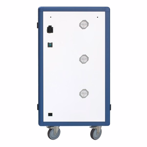 Techly Ventilated uzlādes Station Trolley 30 Notebook vai Smartphone melns/pelēks