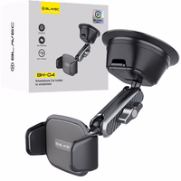 Blavec Automašīnas turētājs BH-04 alumīnija pie vējstikla (BH04-WSB) melns