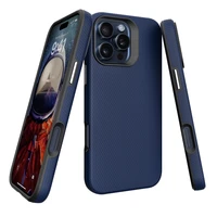 Perfectionists Trīsstūra Mag futrālis iPhone 12 Pro Max tumši zils