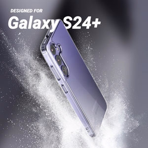 Crong Crystal Shield Cover vāciņš ierīcei Samsung Galaxy S24+, caurspīdīgs