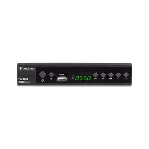 Cabletech URZ0336C – DVB-T2 H.265/HEVC digitālās virszemes televīzijas uztvērējs