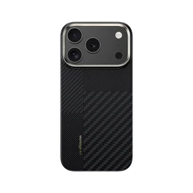 Benks Montage magnētiskais Armor Air Kevlar viedtālruņa apvalks ar metāla rāmi 600D+1500D (MB70) Iphone 17 Pro Max melns