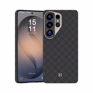 Benks Magnetic Armor Air Armor Grid Kevlar Maciņš Metal Frame 600D (E050) for Samsung Galaxy S26 Ultra melns