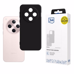 3mk Matētais viedtālruņa apvalks Oppo Find X8 - melns