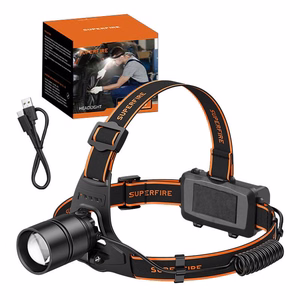 Galvas lukturis Superfire HL71, 500 lm, USB, 5 režīmi