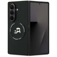 KARL LAGERFELD viedtālruņa apvalks SAMSUNG Z Fold7 KLHMZFD7PSMLRKCK saderīgs ar Magnētisko (PU K&C) melns