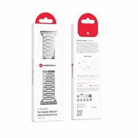 FORCELL F-DESIGN FA10 nerūsējošā tērauda pulksteņa siksna Apple Watch 38 / 40 / 41 mm - sudraba