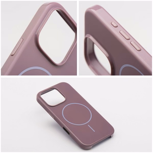 Premium spīdīgs magnētiskais viedtālruņa apvalks ar MagSafe un kameras vadības pogu, paredzēts IPHONE 16 PLUS, violets