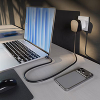 Adapteris no UK sienas kontaktdakšas uz universālo kontaktdakšu