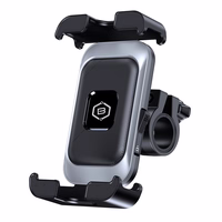 Blavec velosipēda turētājs BV-02 Velo stūrei (BV02-HSB) sudraba-melns