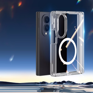 Ar MagSafe saderīgs DUX DUCIS CLIN MAG maciņš SAMSUNG Z Fold 8 Wide, caurspīdīgs
