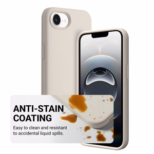 Crong Color Cover Magnetic MagSafe vāciņš ierīcei iPhone 17e / 16e, akmens bēšs