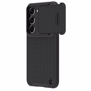Nillkin Textured S viedtālruņa apvalks Samsung Galaxy S23+ ar kameras vāciņu melns