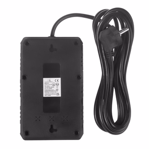 Maclean MCE393 B pagarinātājs ar 4 kontaktligzdām un 3 USB pieslēgvietām, 110–240 V AC, 50/60 Hz, 2,1 A, maks. 2500 W, 3 m, melns