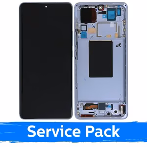 LCD displejs saderīgs ar Xiaomi 12 Pro (12s Pro) ar rāmi / zils / (Service Pack)