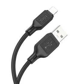 Kabelis USB-A uz Lightning Hoco 2,4A 1 m X90 melns