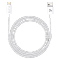Blavec Kabelis Candy austs - USB uz Lightning - 2,4A 3 metri Apple CarPlay (CCA-UL24W30) balta
