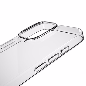 Puro 03 Nude Silikona apvalks iPhone 16 Pro Max - caurspīdīgs