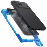 Uniq Optix Exofit Privātuma rūdītais aizsargstikls iPhone 17 Pro Max ar uzlikšanas rīku