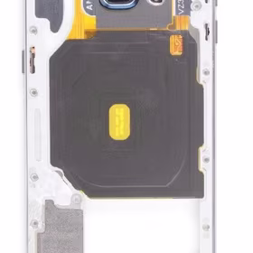 Middle housing Samsung G928F S6 Edge Plus pelēks (zils) ar buzzer un sides buttons original (used Grade B)