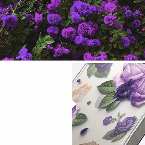 Ringke Fusion Design bruņu apvalks ar gēla rāmi iPhone 14 Plus caurspīdīgs (Violeta roze) (FD637E29)