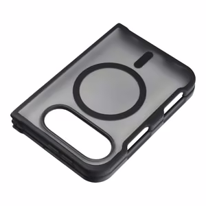 Melns Forcell F-Protect 4sD-i Smoke Hybrid Premium vāciņš modelim iPhone Duo, saderīgs ar MagSafe