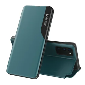 Viedtālruņa apvalks Samsung Galaxy A72 4G zaļš ar statīvu, Eco Leather View Case