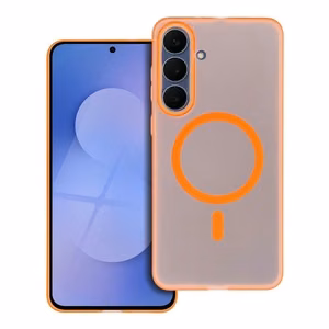 Чехол для Motorola G86 Go Orange совместимый с MagSafe оранжевый