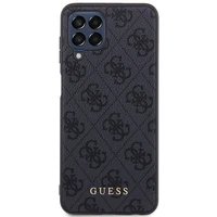 Guess GUHCSM33G4GFGR M33 5G M336 pelēks/pelēks cietais apvalks 4G Metal Gold Logo