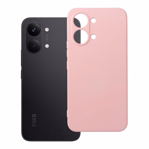 Pūderrozā silikona vāciņš modelim Poco X8 Pro Max 5G
