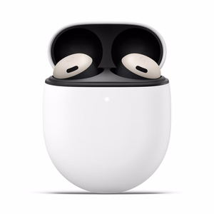 Google Pixel Buds Pro Porcelain pilnībā bezvadu austiņas zvaniem un mūzikai, pelēkā krāsā