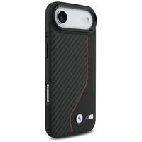 BMW M Carbon Line & Logo Magnētiskais viedtālruņa apvalks iPhone Air - sarkans