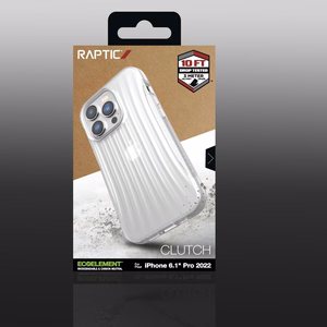 Raptic X-Doria Clutch viedtālruņa apvalks iPhone 14 Pro aizmugure caurspīdīga