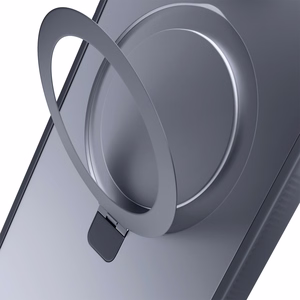 3mk Smoke Viedtālruņa apvalks Mag&Stand Apple iPhone 16E - melns