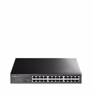 Cudy GS1024 tīkla komutators Gigabit Ethernet (10/100/1000) melns