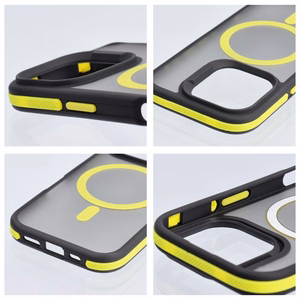 Viedtālruņa apvalks NEO IPHONE 16 Pro Max, savietojams ar MagSafe, dzeltens