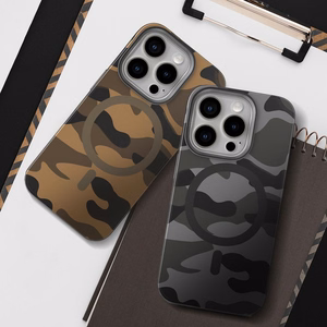 FORCELL F-PROTECT Leveli ar divu slāņu 4D tehnoloģiju, militārā nolaišanas pārbaude saderīgs ar MagSafe SAMSUNG S25 - deserta kamuflāža