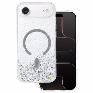 Tel Protect Moonlite Magsafe Case for Iphone 17 Air silver clear