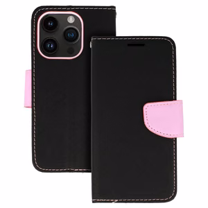 Чехол Fancy для Iphone 13 Pro чёрно-розовый