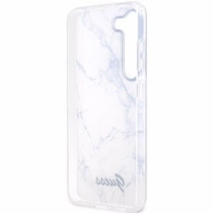 Guess GUHCS23MPCUMAH S23+ S916 balts/balts cietais apvalks Marble