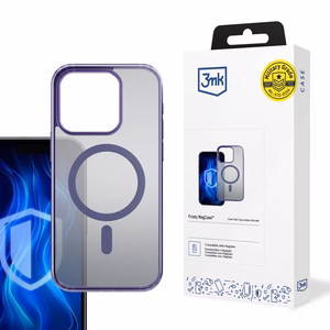 3mk Frosty MagApvalks Violets Apvalks Apple iPhone 15 Pro - violeta