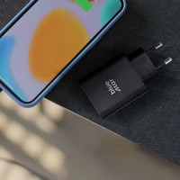 BLUE STAR lādētājs ceļojumiem ar USB-C un USB-A kontakti PD QC4.0 3A 25W TFB-TC-25WPD melns