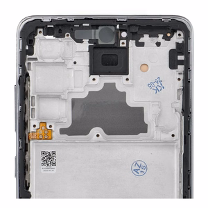 REWA OLED LCD displejs ar rāmi SAMSUNG A72 4G, melns