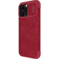 Nillkin Qin Pro Leather Apple iPhone 14 Pro Max sarkans