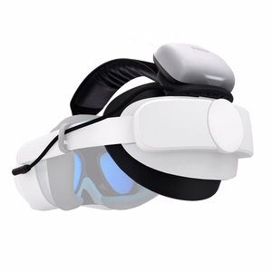 BoboVR P4U galvas siksna ar akumulatoru PICO 4 Ultra un Ultra Enterprise - balta un melna krāsa