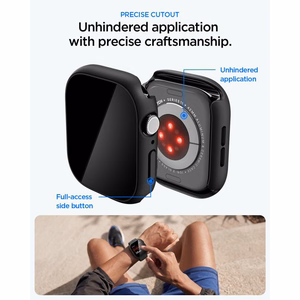 Spigen Thin Fit 360 vāciņš modelim Apple Watch 42 mm – melns